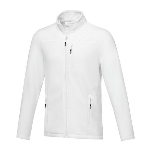 AMBER - Veste  pour homme en polaire recyclée GRS entièrement zippée