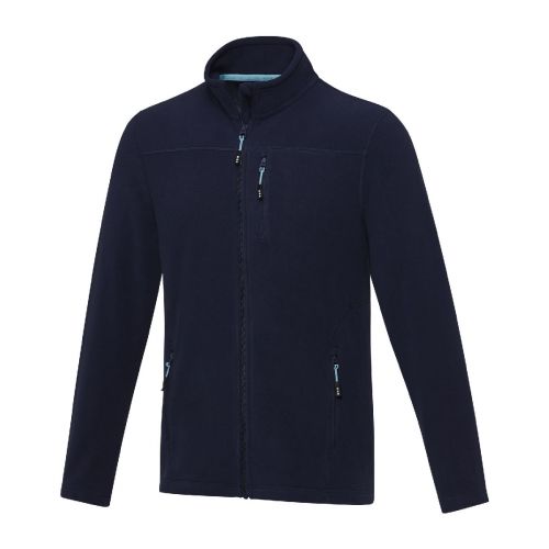 AMBER - Veste  pour homme en polaire recyclée GRS entièrement zippée