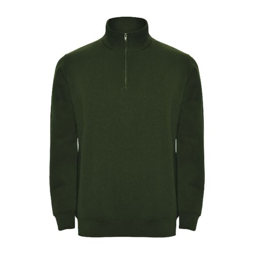 ANETO - Pull zippé  avec fermeture quart de zip