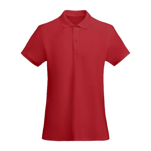 PRINCE - Polo  en coton organique à manches courtes pour femme