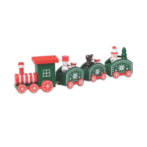 JUNA - Train de noël en bois