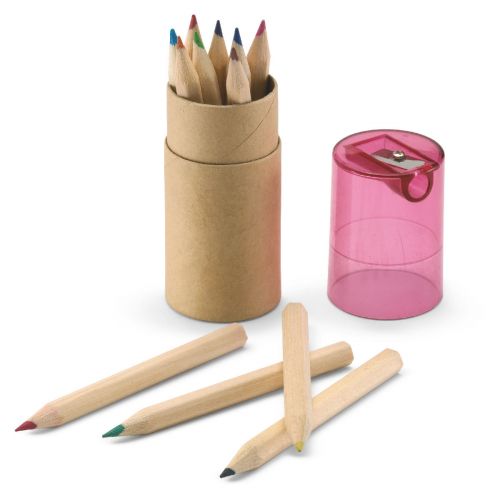 LAMBUT - Tube 12 crayons de couleur k