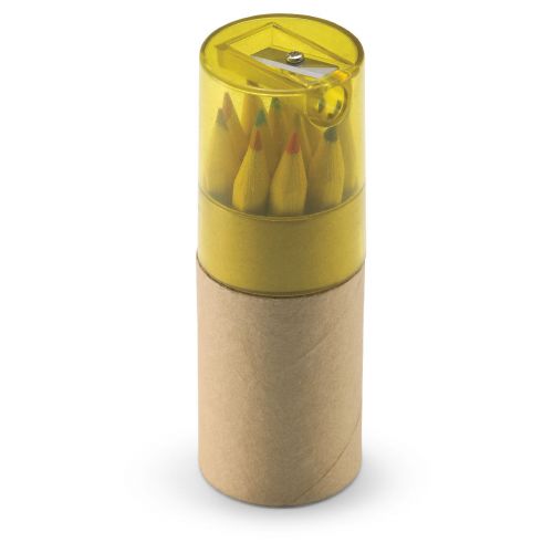 LAMBUT - Tube 12 crayons de couleur k