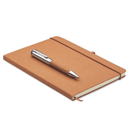 ELEGANOTE - Carnet en cuir recyclé et stylo