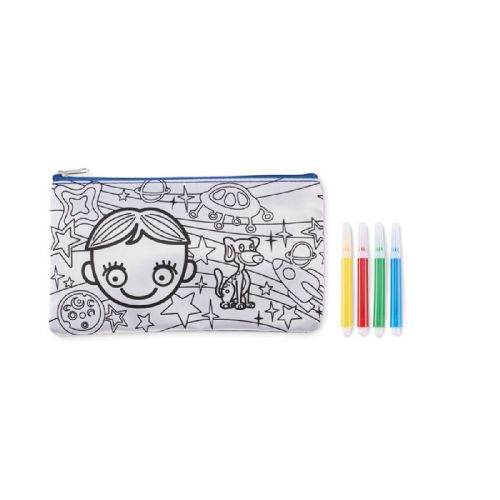 KIDDO - Trousse à crayons avec feutres