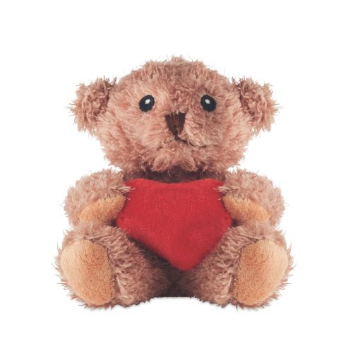 CUDDLE - Petit ours peluche avec cœur