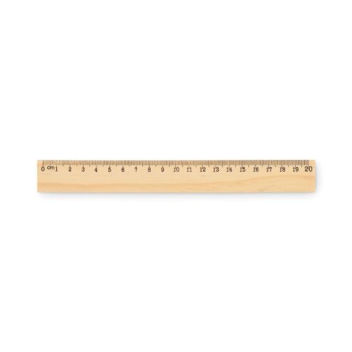 RULER20 - Règle en bois 20cm