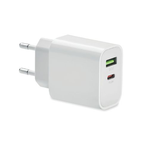 PORT - Chargeur 18w 2 s, prise ue