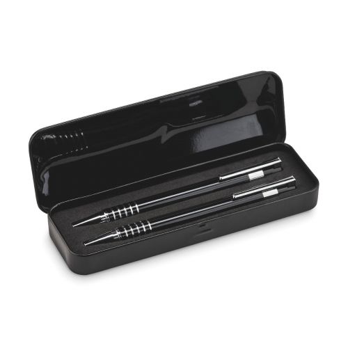 ALUCOLOR - Set stylo bille étui métal