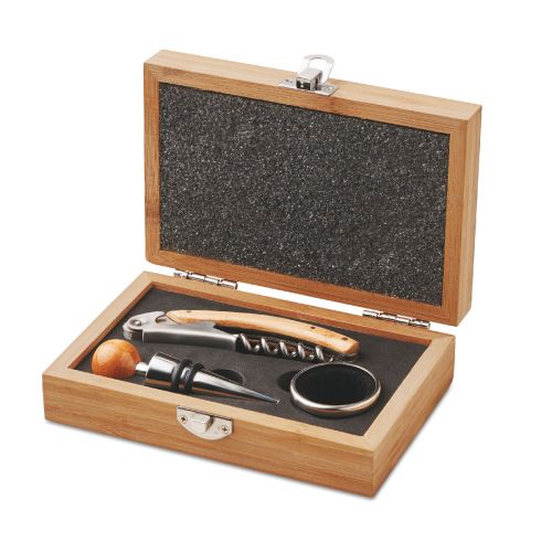 SONOMA - Coffret de sommelier en bambou