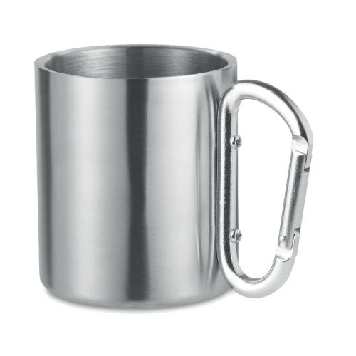 TRUMBO - Mug acier et anse mousqueton.