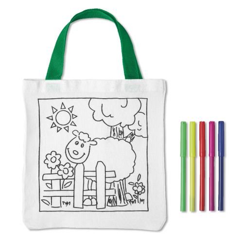 MATEUSZ - Sac coton à colorier