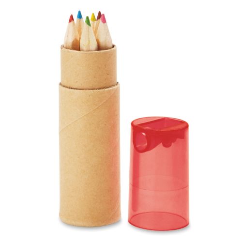 PETIT LAMBUT - Tube de 6 crayons de couleur
