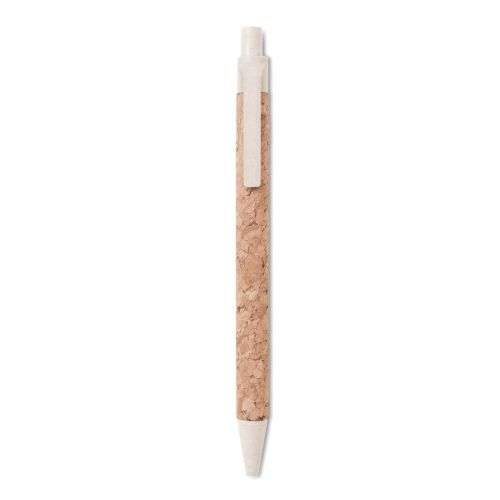 MONTADO - Stylo bille en liège / blé-paille