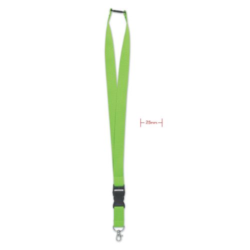 WIDE LANY - Lanyard crochet métal 25mm