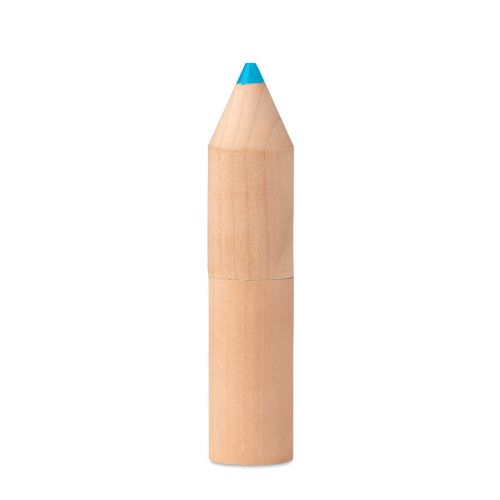 PETIT COLORET - 6 crayons dans un étui en bois