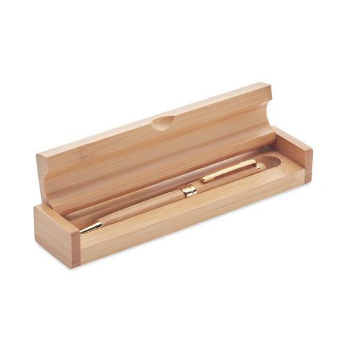 ETNA - Stylo bille coffret bambou
