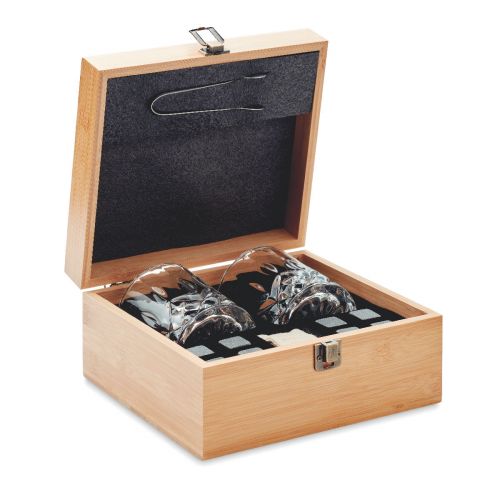 INVERNESS - Set whisky avec boîte bambou