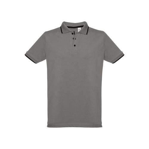 THC ROME - Polo bicolore en coton pour hommes