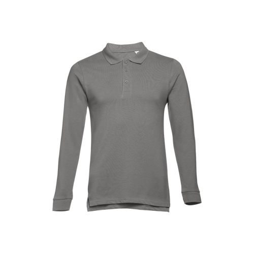 THC BERN - Polo à manches longues en coton cardé pour hommes