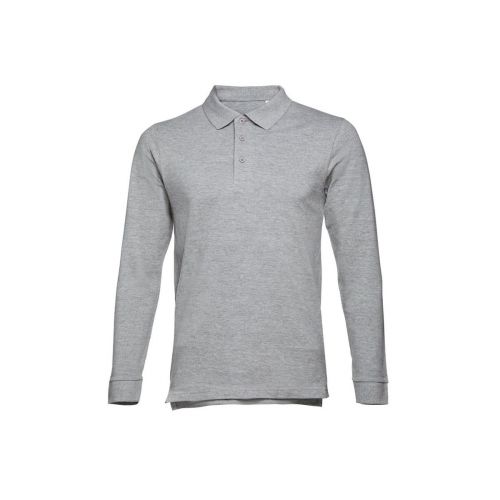 THC BERN - Polo à manches longues en coton cardé pour hommes