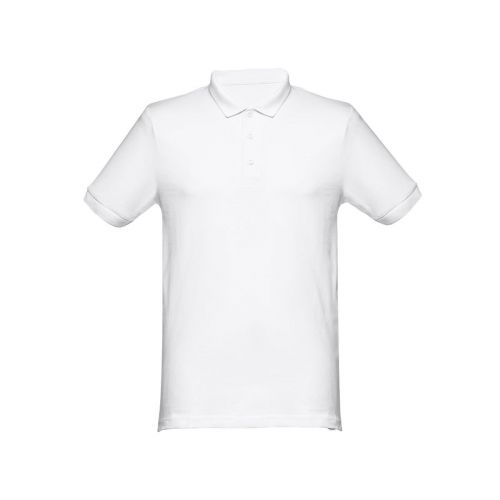 THC MONACO WH - Polo manches courtes pour homme en coton cardé