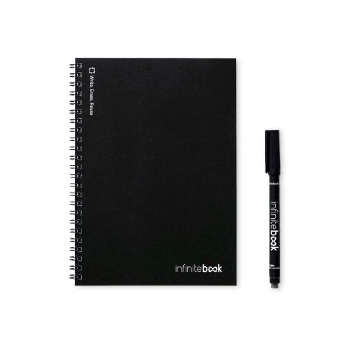 INFINITEBOOK LINED A5 - Infinitebook avec couverture souple et 15 pages lignées pour tableau blanc