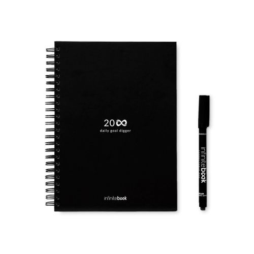 STARTER KIT INFINITE PLANNER A5 - Le set comprend un infinite Diary, un kit de nettoyage, un marqueur et un porte-marqueur