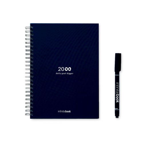 STARTER KIT INFINITE PLANNER A5 - Le set comprend un infinite Diary, un kit de nettoyage, un marqueur et un porte-marqueur
