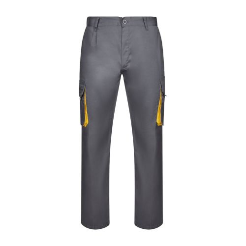 VL HYPNOS - Pantalon sergé, bicolore, multipoches (200g/m²), en coton (35%) et polyester (65%)