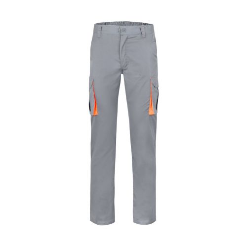 VL HYPNOS - Pantalon sergé, bicolore, multipoches (200g/m²), en coton (35%) et polyester (65%)