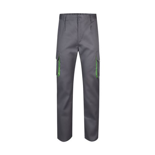 VL HYPNOS - Pantalon sergé, bicolore, multipoches (200g/m²), en coton (35%) et polyester (65%)