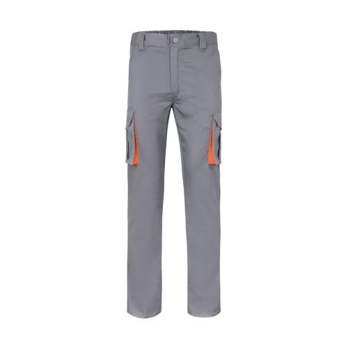 VL FIDES - Pantalon stretch bicolore, multipoches (240g/m²), en coton (46%), EME (38%) et polyester (16%)