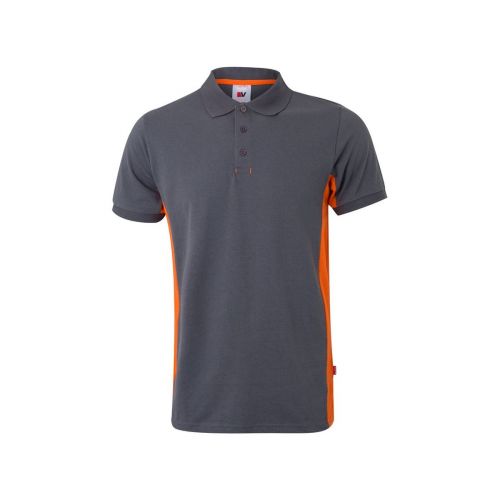 VL SUPAY - Polo piqué bicolore (180g/m²), manches courtes, en coton (60%) et polyester (40%)
