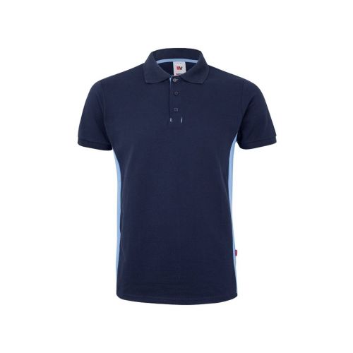 VL SUPAY - Polo piqué bicolore (180g/m²), manches courtes, en coton (60%) et polyester (40%)