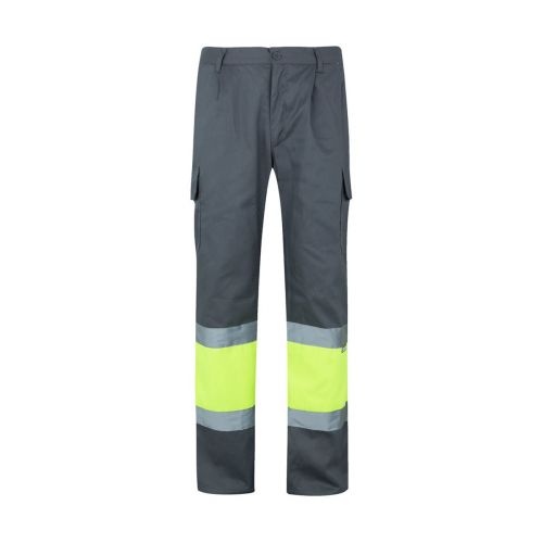 VL ATHENA - Pantalon bicolore en sergé (210g/m²), doublé, multi-poches, en coton (20%) et polyester (80%)