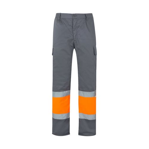 VL ATHENA - Pantalon bicolore en sergé (210g/m²), doublé, multi-poches, en coton (20%) et polyester (80%)