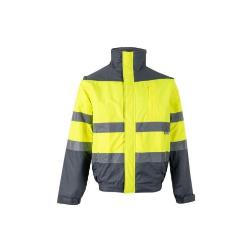 VL JUPITER - Veste rembourrée bicolore (180g/m²) en polyester (100%), avec fintion PU