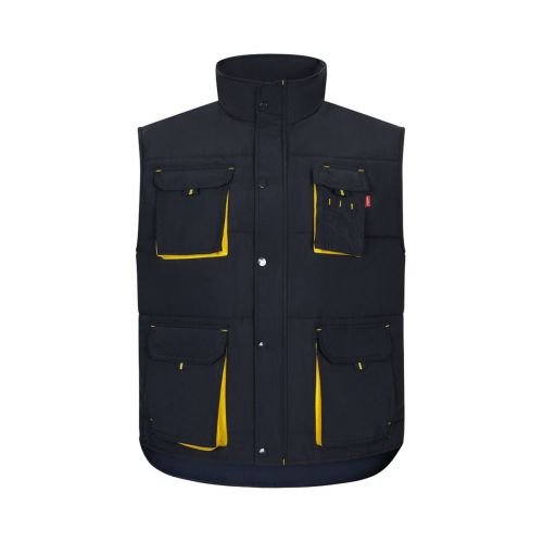 VL NERGAL - Gilet rembourré, bicolore, multipoches (120g/m²), en polyester (100%)