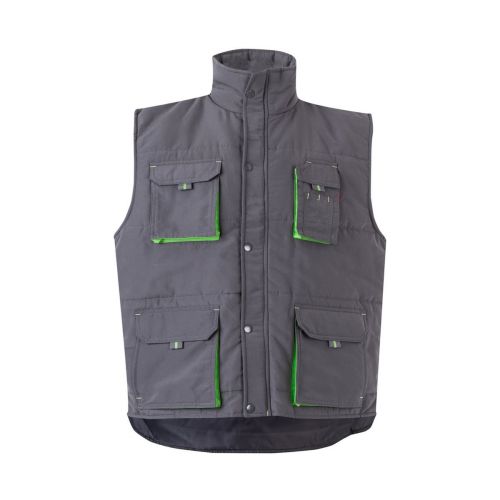 VL NERGAL - Gilet rembourré, bicolore, multipoches (120g/m²), en polyester (100%)