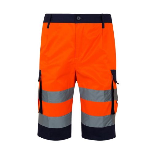VL HADES - Bermuda bicolore multi-poches (210g/m²), en coton (20%) et polyester (80%)
