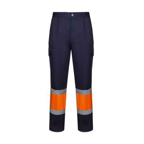 VL ARTEMIS - Pantalon bicolore en sergé (190g/m²), en coton (20%) et polyester (80%)