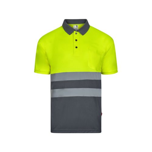 VL FORTUNA - Polo Bird-eye (140g/m²) à manches courtes, en polyester (100%)