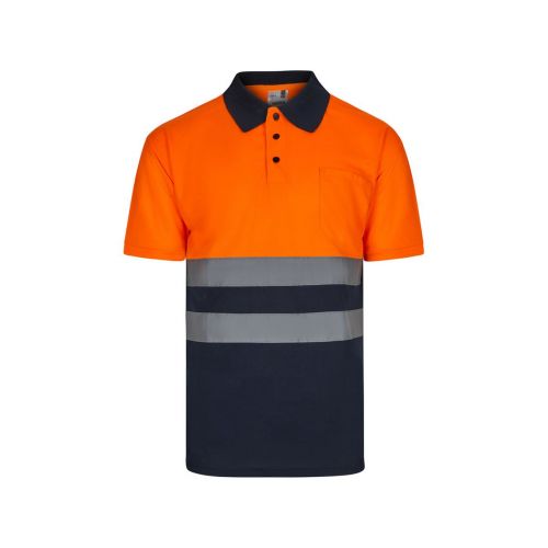 VL FORTUNA - Polo Bird-eye (140g/m²) à manches courtes, en polyester (100%)