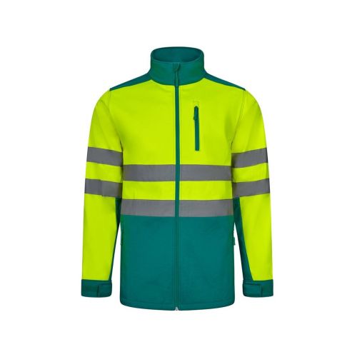 VL HESTIA - Veste soft shell bicolore (280g/m²), en polyester (96%) et élasthanne (4%)