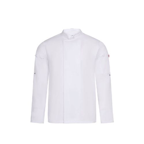 VL AGNI - Veste de cuisine unisexe (190 g/m²) en coton (35 %) et polyester recyclé (65 %)