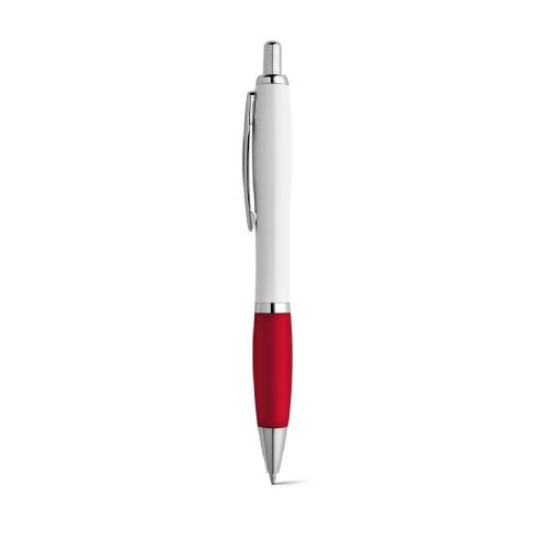 MOVE - Stylo à bille en ABS blanc avec clip en métal
