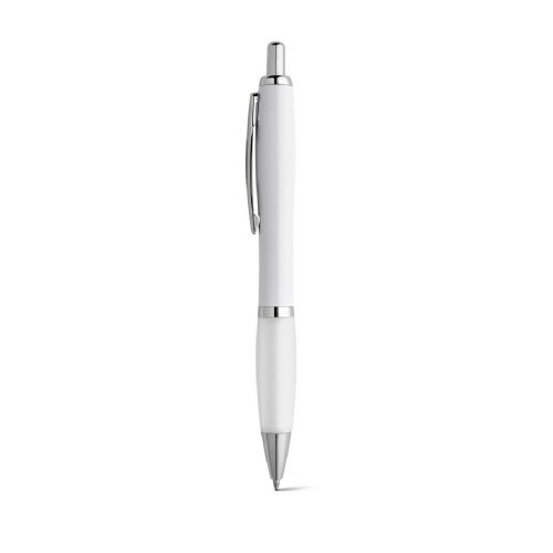 MOVE - Stylo à bille en ABS blanc avec clip en métal