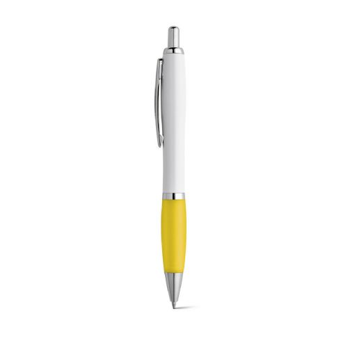 MOVE - Stylo à bille en ABS blanc avec clip en métal