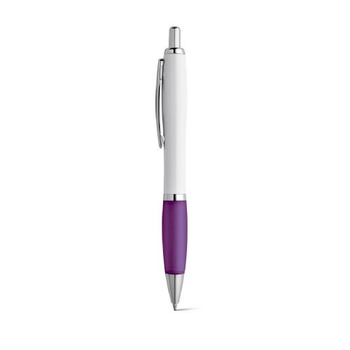 MOVE - Stylo à bille en ABS blanc avec clip en métal